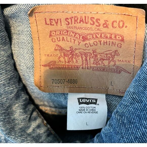 Levi’s Blue Denim 70507-4886 Jacket - Picture 5 of 6